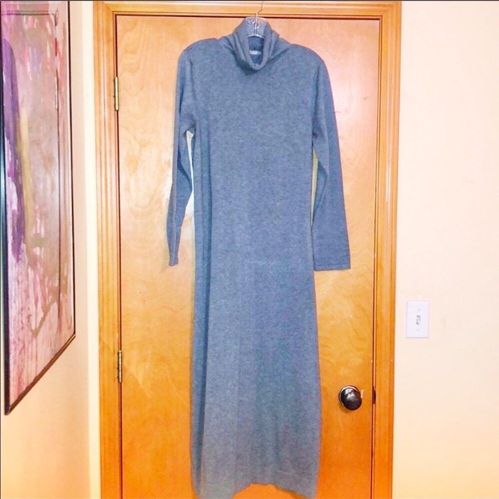 J. Jill knit rolled neck sweater dress